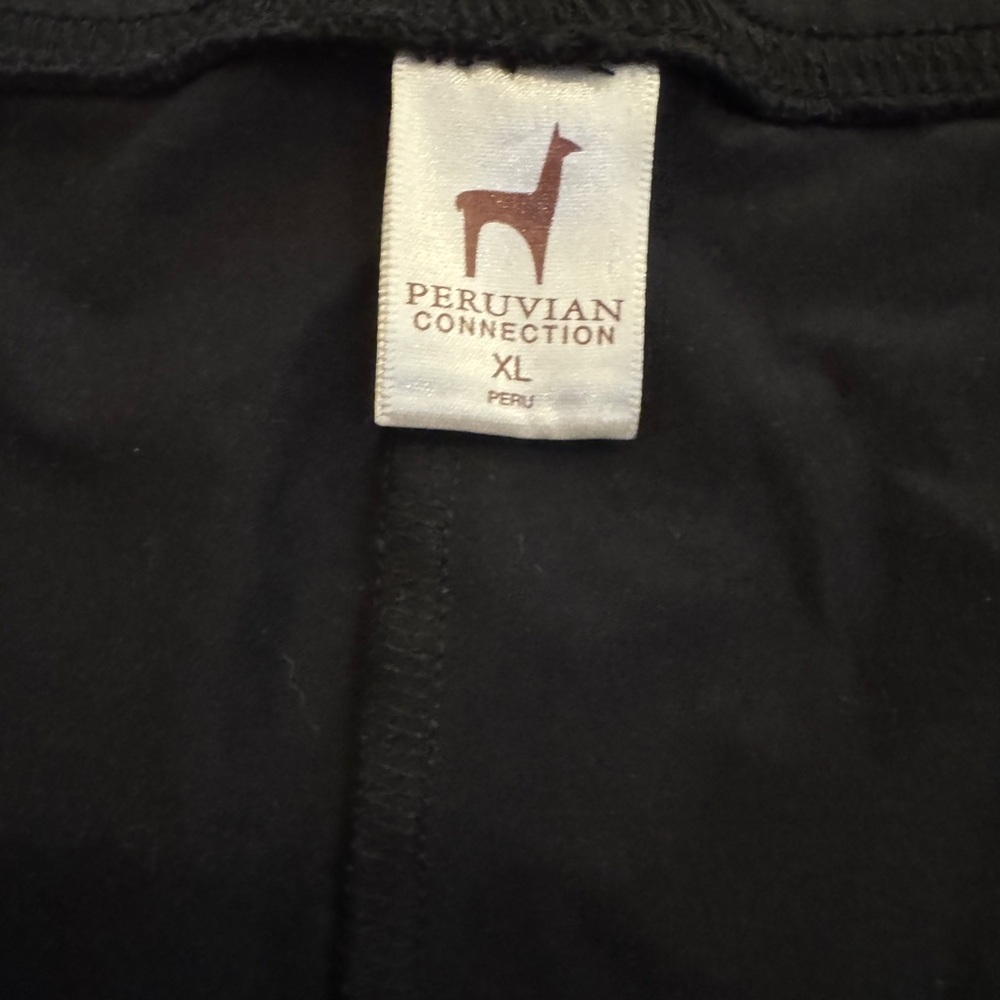 Peruvian Connection | XL|  cropped leggings |soft Pima cotton - Picture 4 of 8